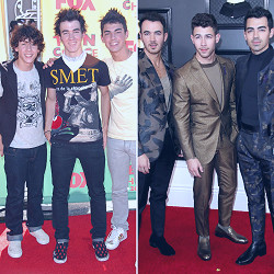 Jonas Brothers Transformation Photos: Singers Then and Now